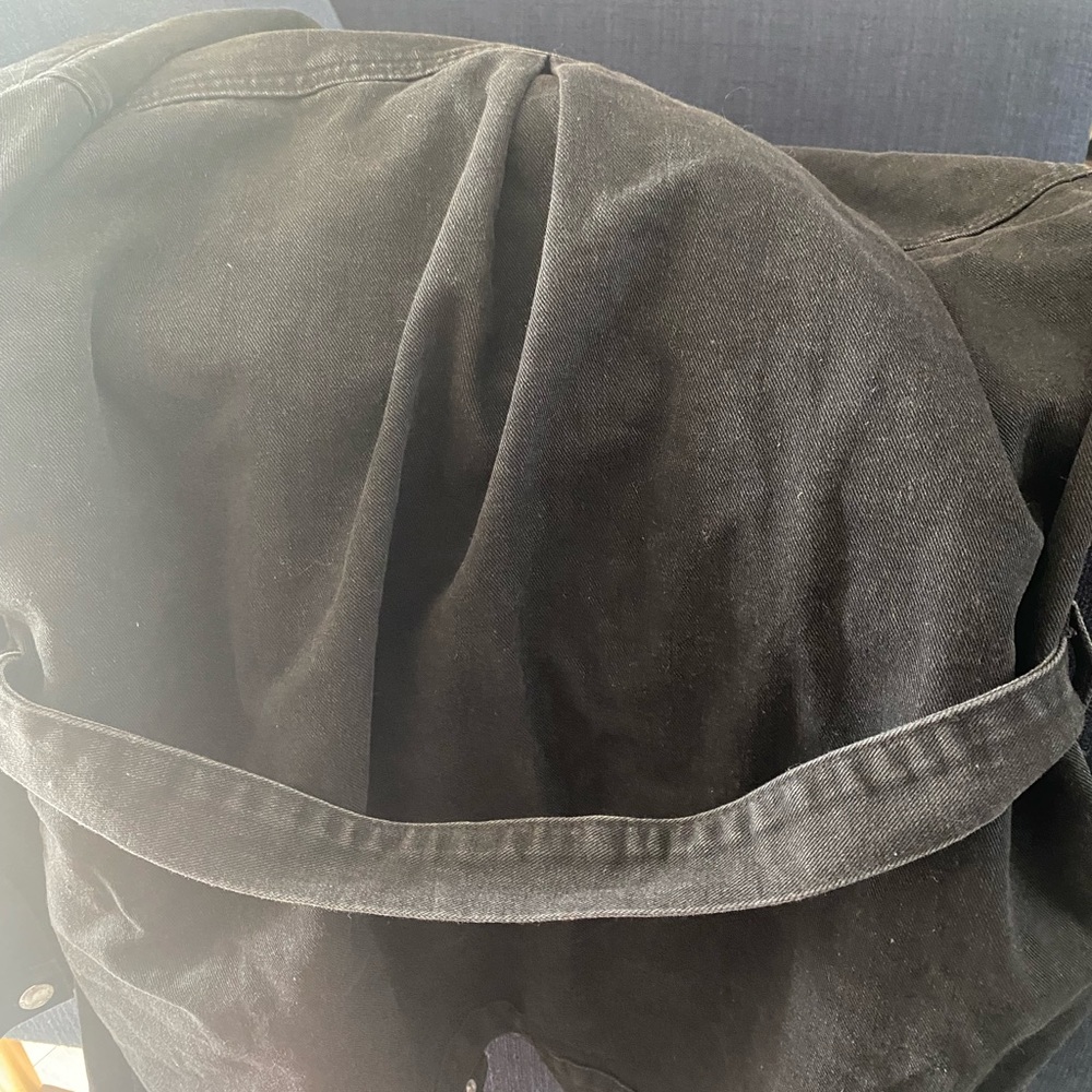 Black jean jacket